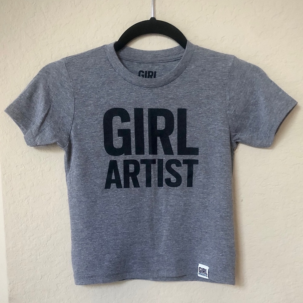NEW “Girl Artist” Cropped Graphic Tee - Size XS!